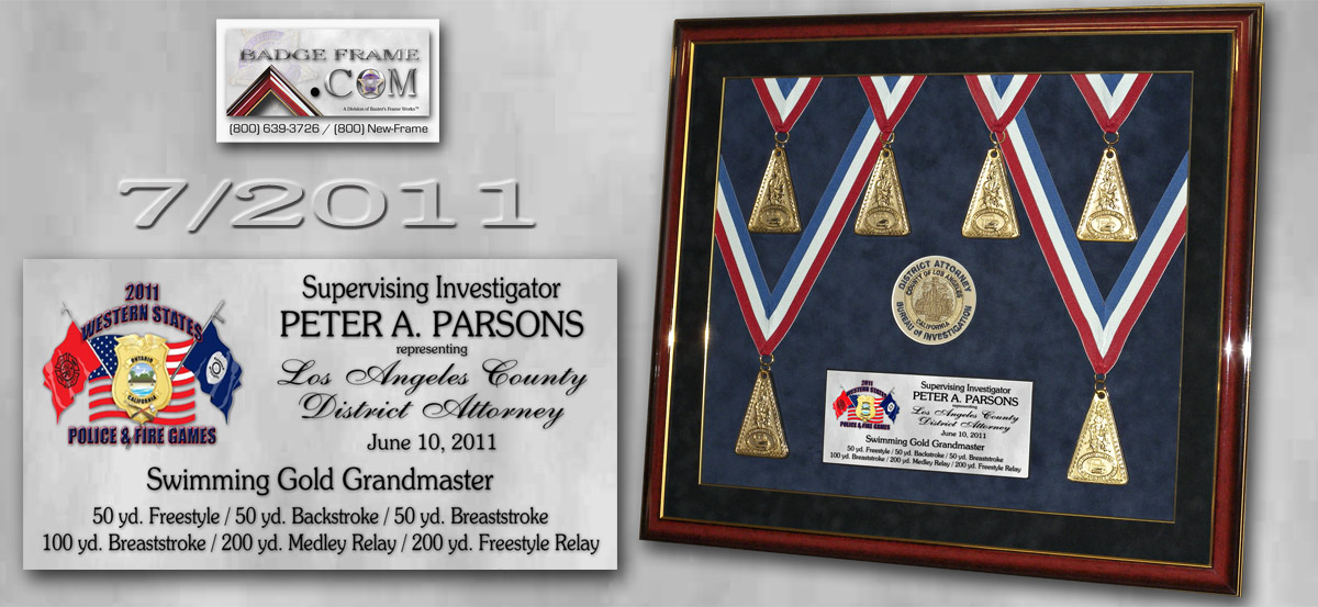 Parsons - Swimming Medals