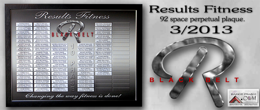 Results Fitness - Perpetual Plaque