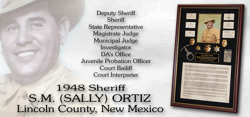 Sally Ortiz - Lincoln
        County Sheriff