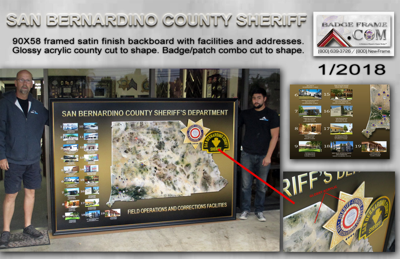 San Bernardino County Sheriff's Location Presentation from Badge Frame 1/2018