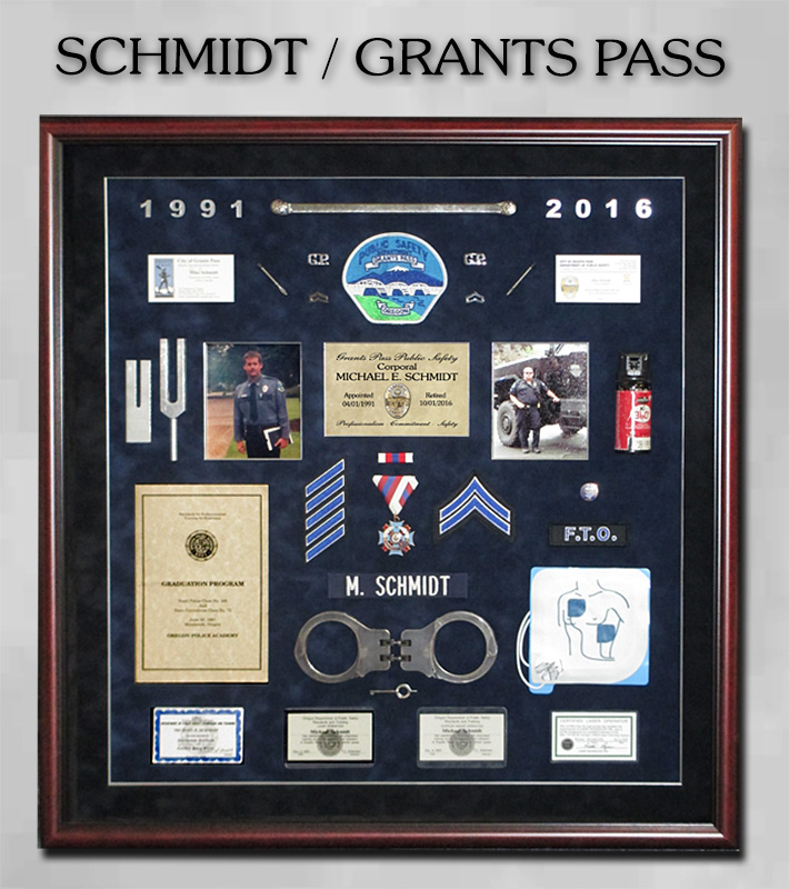 Schmidt - Grants Pass
            PD Retirement Presenation from Badge Frame
