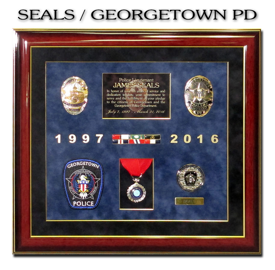 Seals / Georgetown PD / Badge Frame Retirement
          Presentation