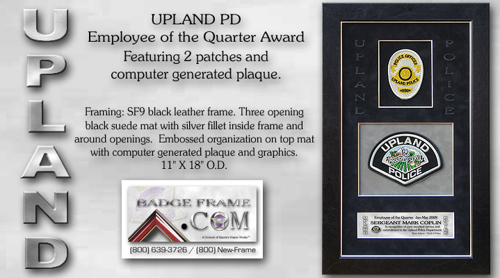 Upland PD / Employee of the Quarter Award