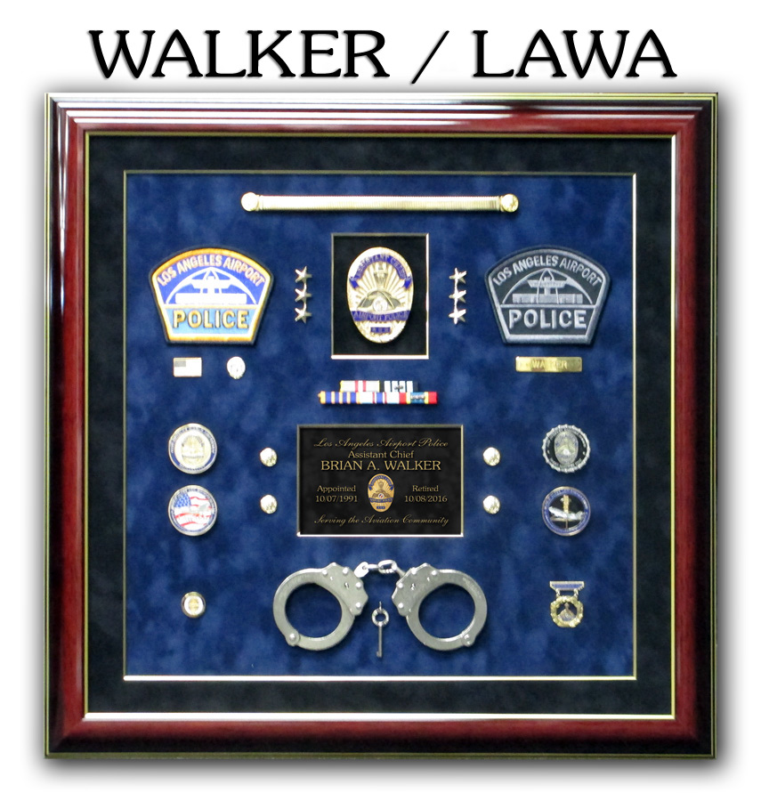 Walker - LAWA          Retirement Presentation from Badge Frame