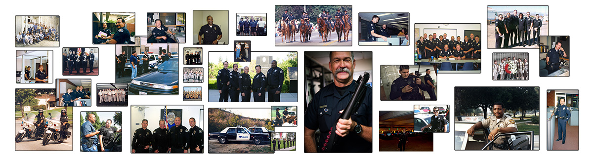 West Covina PD Collage wall