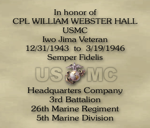 USMC - Webster Computer Plaque